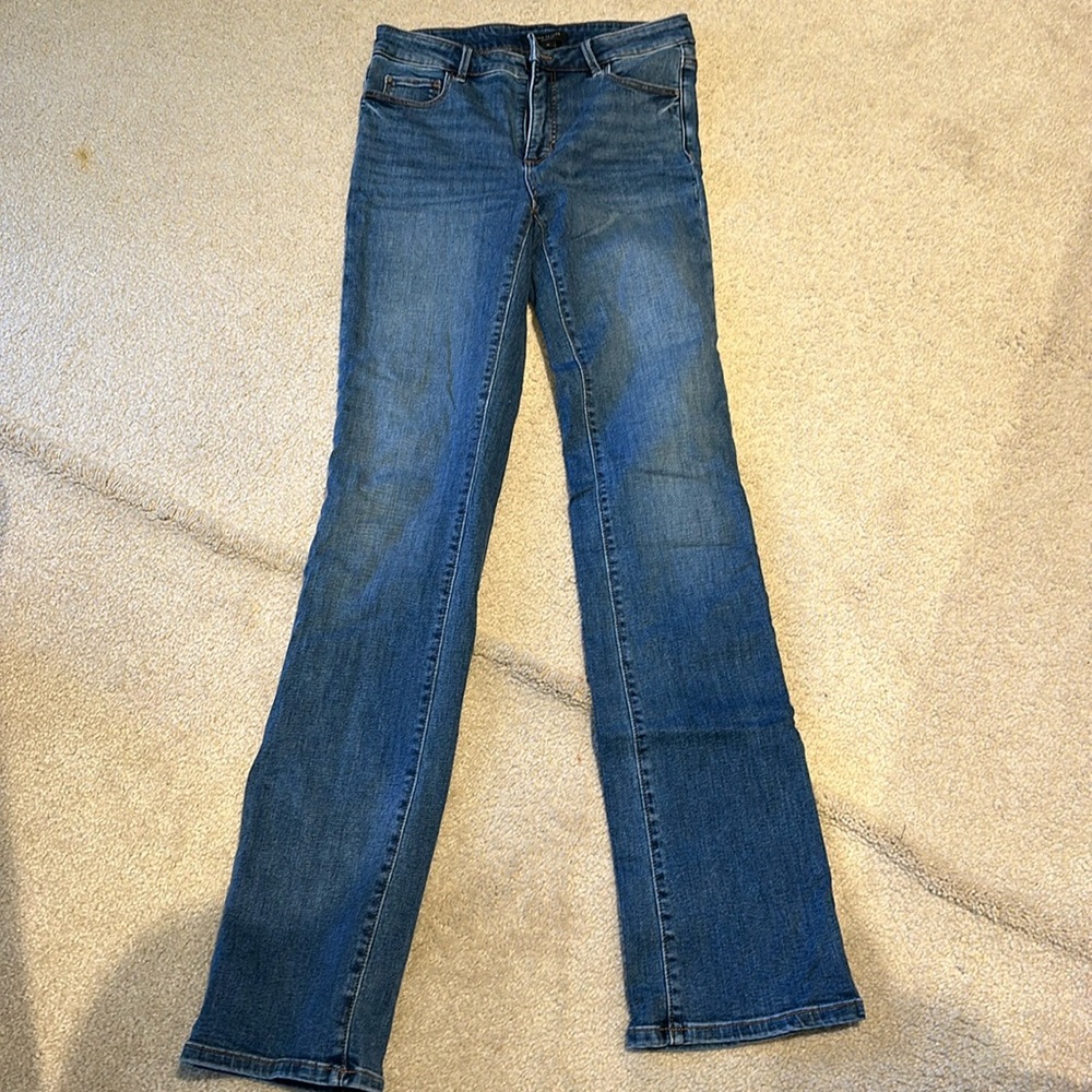 Ann Taylor curvy slim bootcut jeans